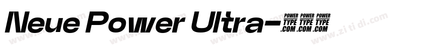 Neue Power Ultra字体转换 Neue Power Ultra字体转换